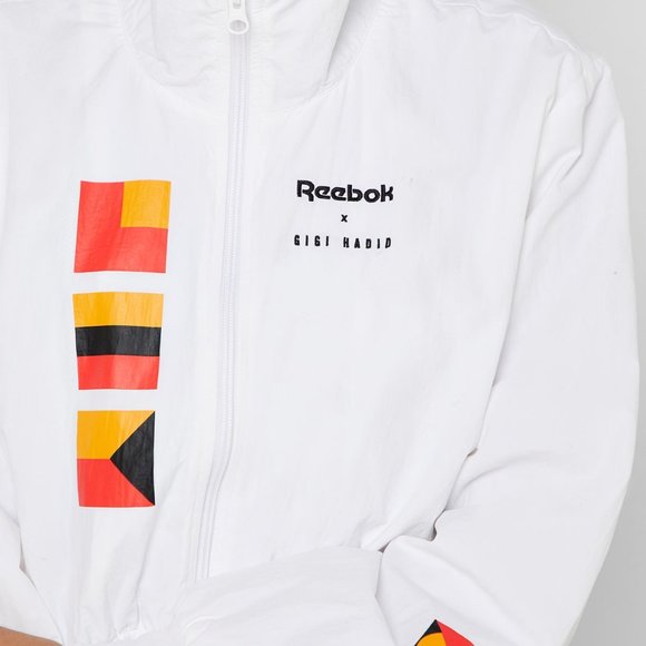 NEW - REEBOK Gigi Hadid Track Jacket White - Picture 5 of 5